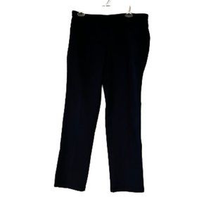 Croft & Barrow  - Navy Stretch Straight Leg, Pull-On Pants - 10S